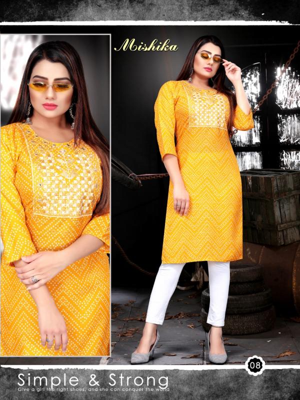 Aagya mishika fancy designer kurti collection